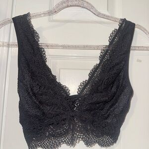 Victoria's Secret Charcoal Lace Bralette